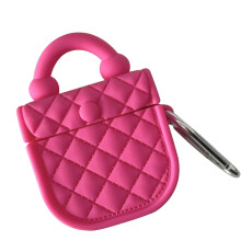 Trendy siliconen oortelefoon beschermhoes roze-3e generatie