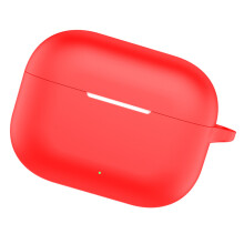 Étui en silicone pour écouteurs sans fil, housse de-Rouge
