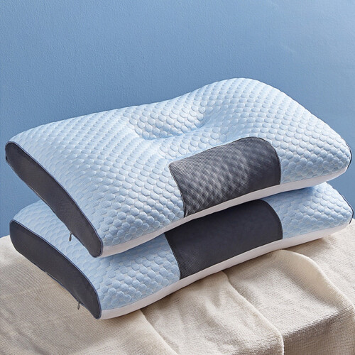 Almohada cervical de seda helada Core19x29in, ergonómica y refrescante.