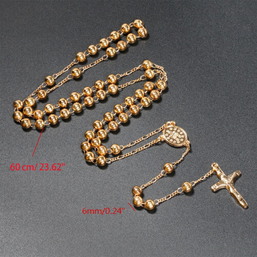 Terço WINDLAND com Pingente de Cruz - Presente Religioso para Mulheres 2