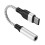 Câble audio convertisseur USB type C vers Auxs en-Blanc 1