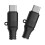 Verzerrungsfreier USB-C-auf-3,5-mm-Adapter,-Schwarz 1