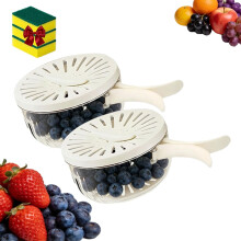 2-in-1-Abtropf- und Aufbewahrungskorb