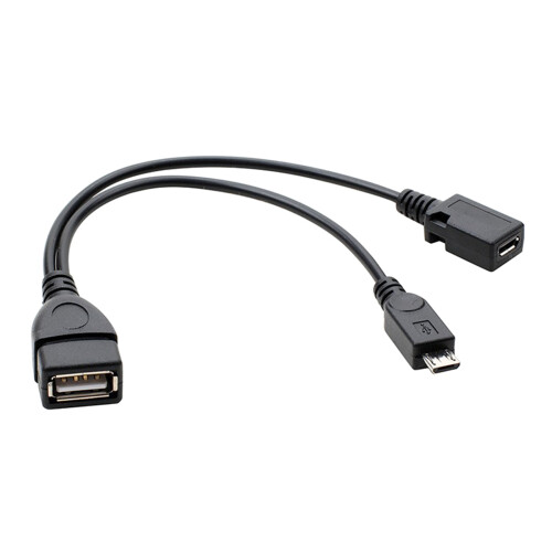 20 cm draagbare OTG USB vrouwelijke splitteradapter voor