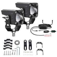 120W LED-Fahrlicht Weiß/Gelb 19x15,5x5,5 cm