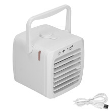 Ubesværet køling, mini-luftkøler, der giver dig kontrol over din komfortzone, kompakt designkøler til hjemmet, kontoret eller rejsen, USB-luft