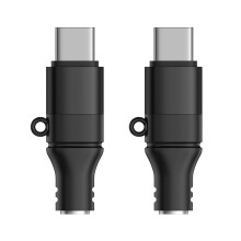 Adaptateur audio auxiliaire USB C portable vers 3,5 mm pour-Noir