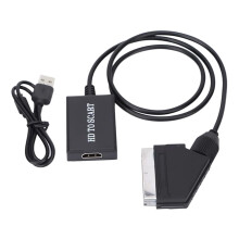 Hochklare SCART-zu-HDMI-Video-Audio-Konverter zur Verbesserung