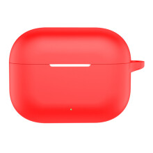 Silicone Case for Wireless Earphone Soft Protective-Red