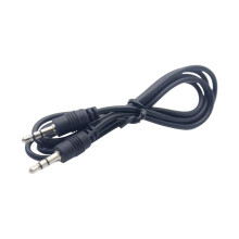 High-fidelitys 3,5 mm Auxs-kabel 1/8 inch audiokabel-0,5 m Zwart