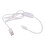 Long USB to Type C Charging Cable with Power Switches-White 1m 1