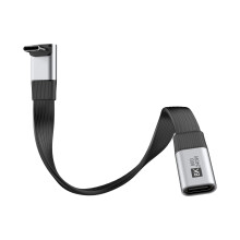 Silicone USB C to USB C Cable 80Gbps 8K@60Hz-Positive elbow