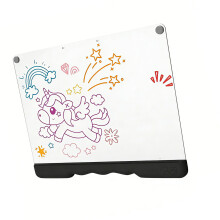 Childrens Rechargeable Art Board 35x25cm Sturdy And Long-Black