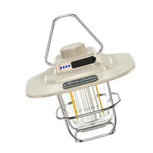 Portable Hanging Lamp With Metal Handle Outdoor-Milky white