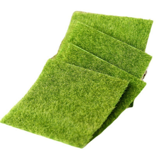 Tapis de gazon artificiel réaliste 1x1m