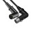 3Pin Male to Female Microphone Coupler Extender-2m double elbow 1
