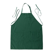 Grüne Kochschürze aus Polyester mit 3 Taschen
