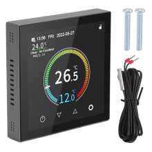 Intelligente WLAN-Thermostate für Zuhause, digitaler programmierbarer Thermostat mit großem Farbbildschirm, Kindersicherung, Urlaubsmodus und