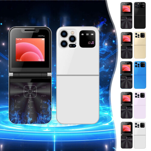 Mini-Klapphandy, 2G, SIM-Lock-frei, mit 2 SIM-Karten-Slots 2