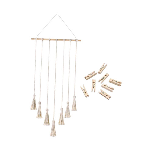 Makramee-Fotowandbehang – Boho-Dekor