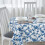 SOVCFOE Blommig polyesterduk 150 x 300 cm 4