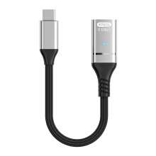 Flexibele Nylon USB 3.0 Type C OTG-kabel 5V3A Snel-zilver