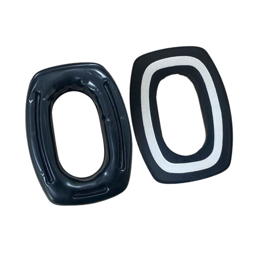Oreillettes flexibles en Silicone, coussinets-Silicone rainuré 2