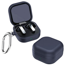Premium-TPU-Hülle für Buds4 /4Pro mit Lederstruktur-Marineblau