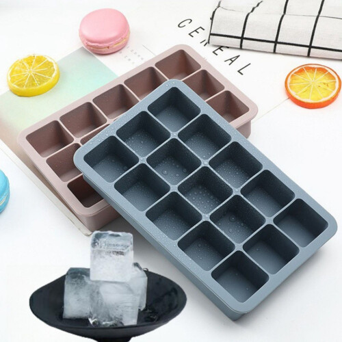 Bac à glaçons en silicone à 60 compartiments, lot de 4 1