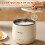 Kafsov mini rice cooker 1.8L non-stick beige 3