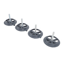 4 Stück Metall-Halterklemme für Reserverad 628503X000