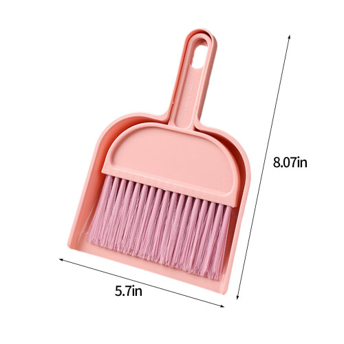 Mini Dustpan and Brush Set for Desk Kitchen Cleaning 2