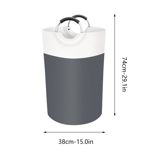 Faltbarer Wäschekorb (90 l) mit Aluminiumgriff