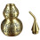 Statuette décorative en calebasse de cuivre (1 pièce) 1