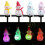 Solar-Schneemann-Gartenleuchte, warmweiße LED, 1 Stück 2