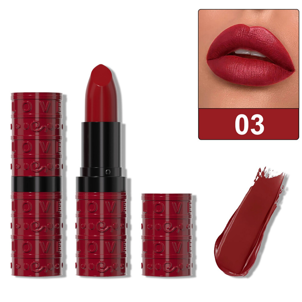 (C) 3-color Moisturizing And Glossy Lipstick 3.5g