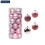 24pcs Pink Christmas Tree Ball Ornaments 1