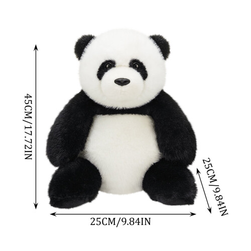 Bréagán Panda Plush Pandy – Bréagán Chompordach Bog, Inbhainte, 2