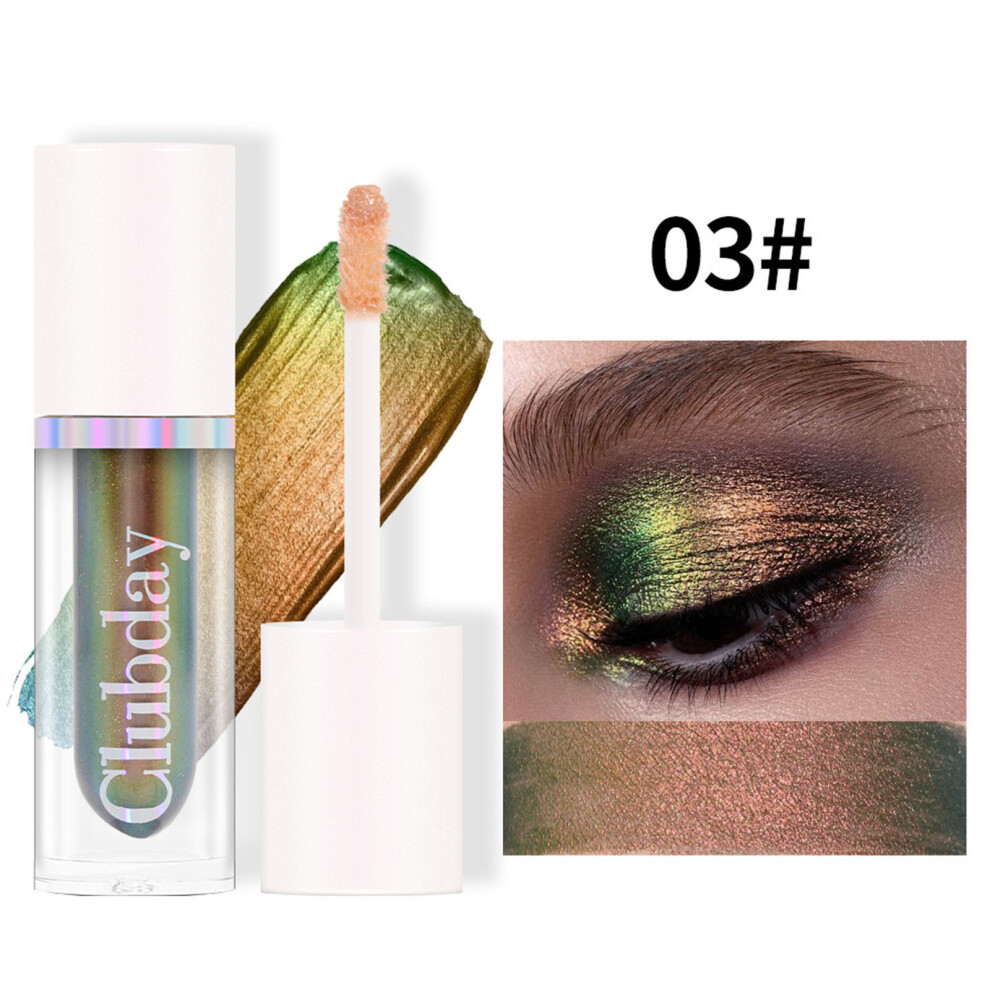 (C) Liquid Glitter Eyeshadow 6 Colors Chameleons Eyeshadow Color Shifting Multichrome Eye Shadow High Pigmented Long Lasting And Smudges Proof 3.5ml