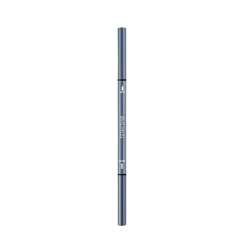 (A) BOLONZI Extremely Thin Double-headed Eyebrow Pencil, Small Triangular, Thin, And Sweat-proof 5ml