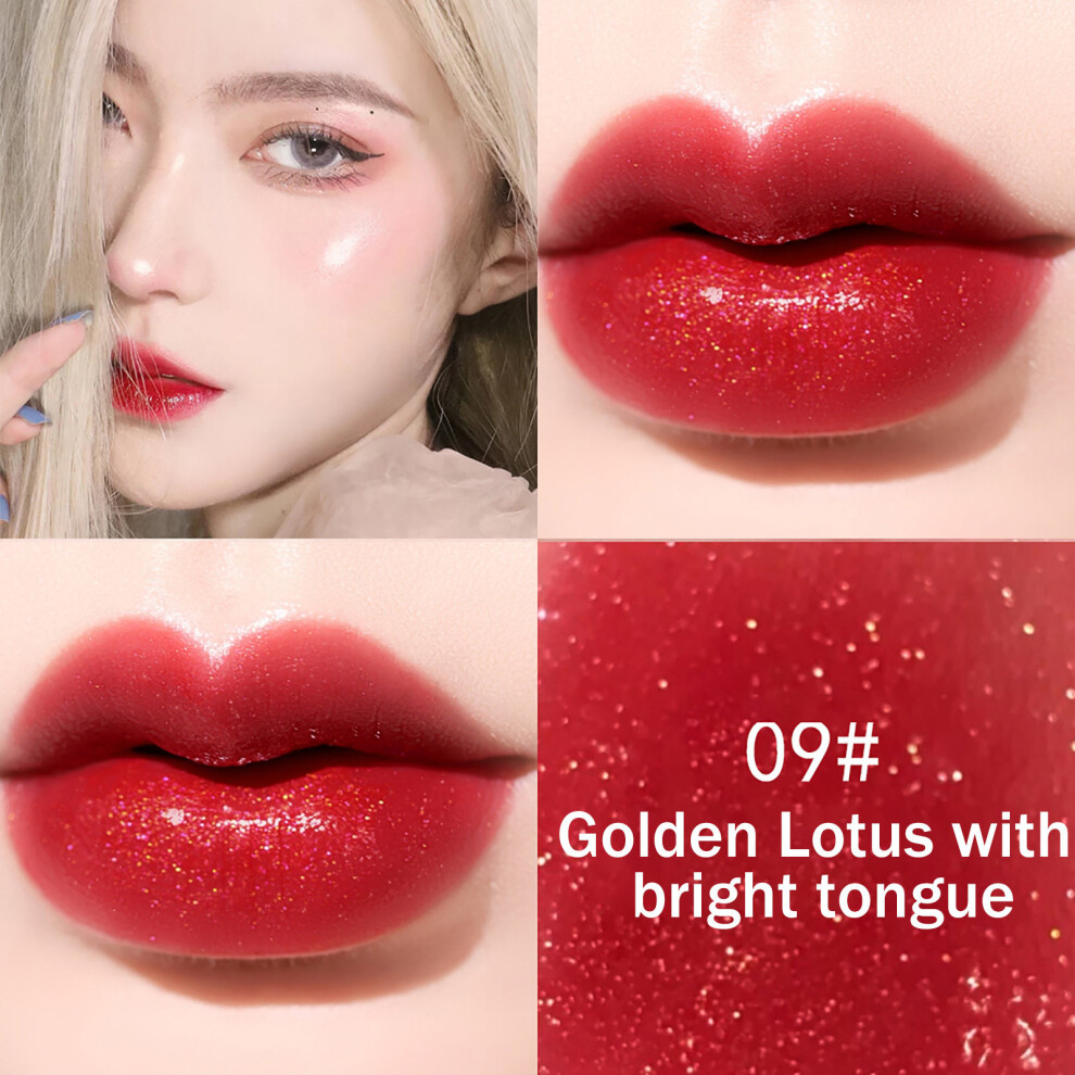 (I) Transparent Lip Gloss Liquid Lipstick Lip Tint Moisturizing Shiny 3ml