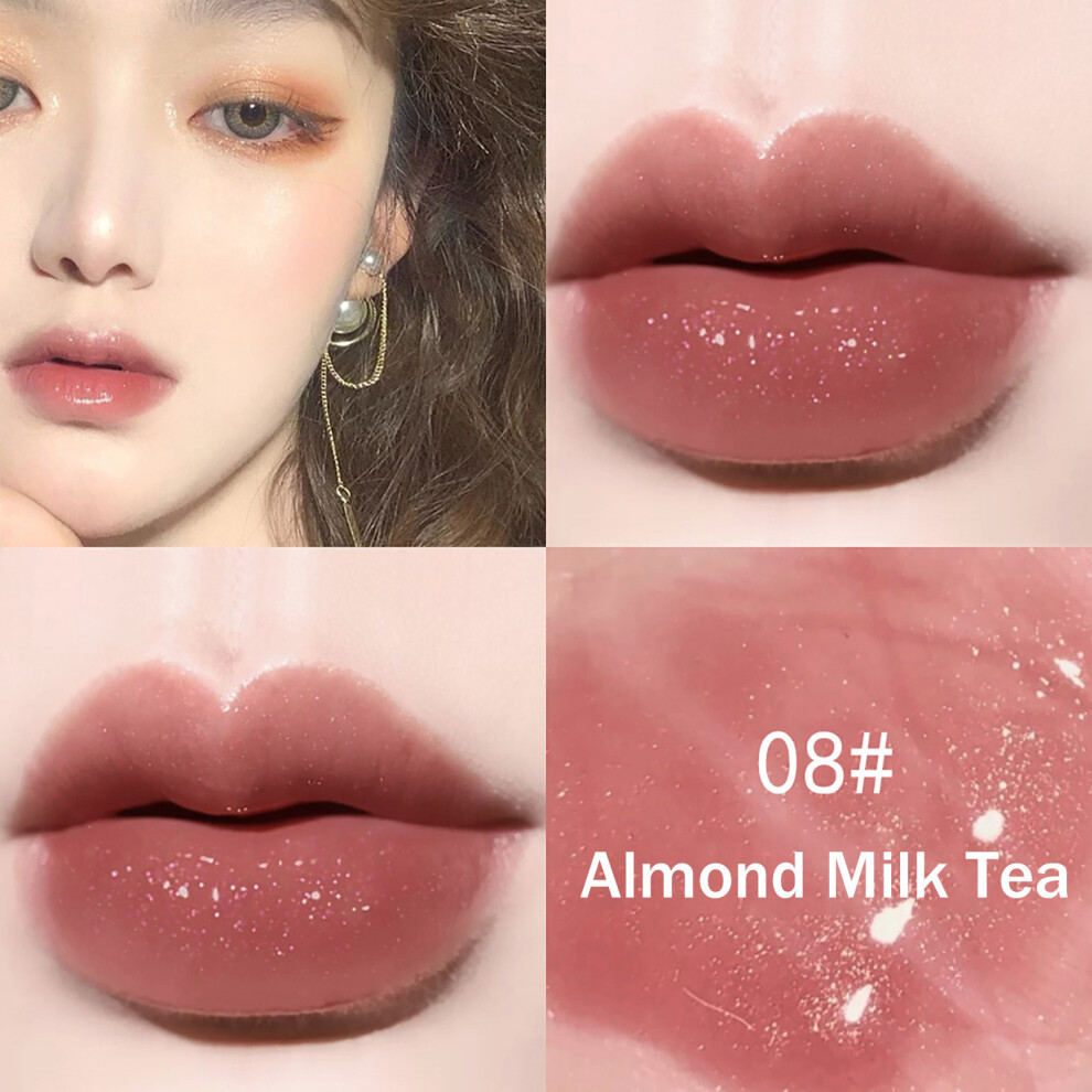 (H) Transparent Lip Gloss Liquid Lipstick Lip Tint Moisturizing Shiny 3ml