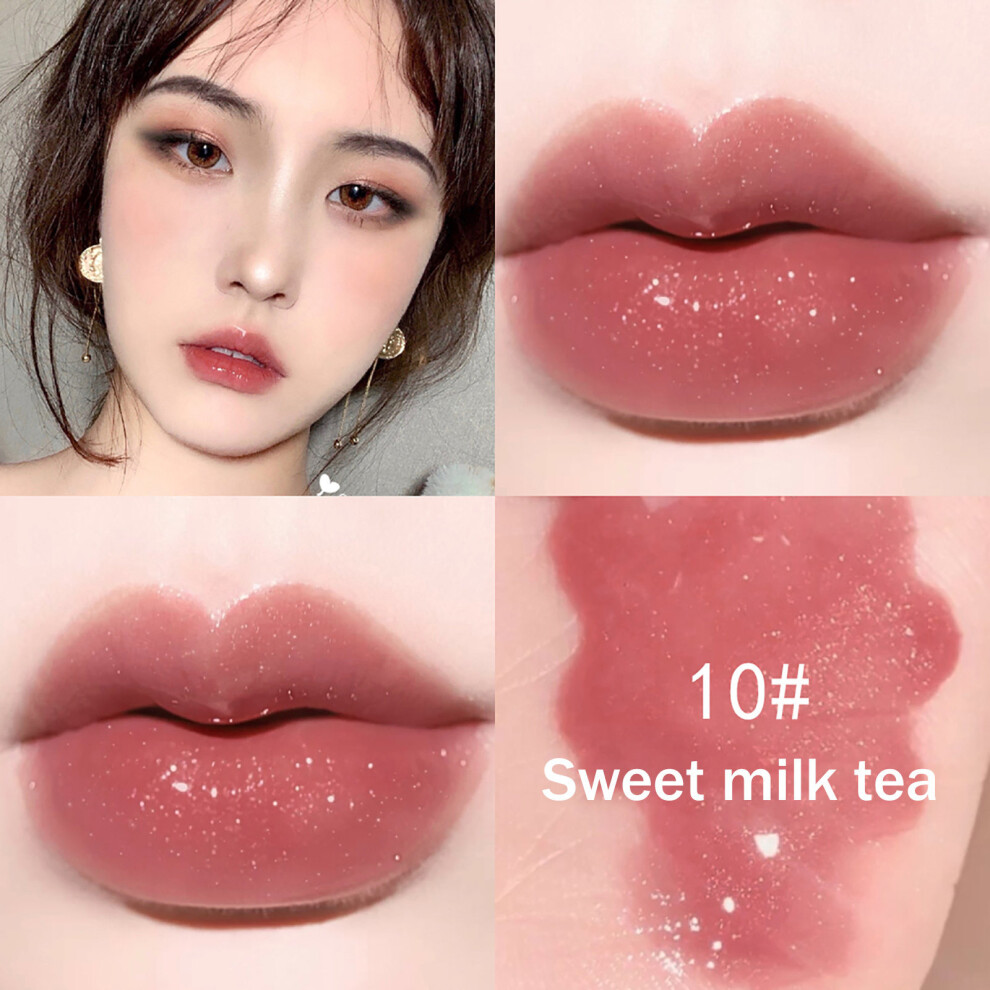 (J) Transparent Lip Gloss Liquid Lipstick Lip Tint Moisturizing Shiny 3ml