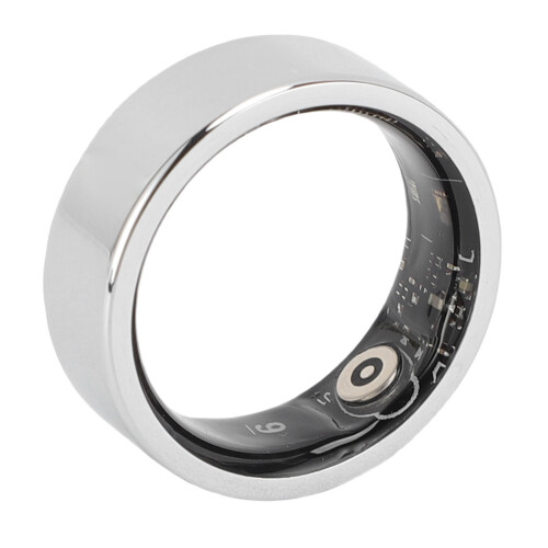 Smart Ring Modell 10 Größe 10 18mAh Silber IP68