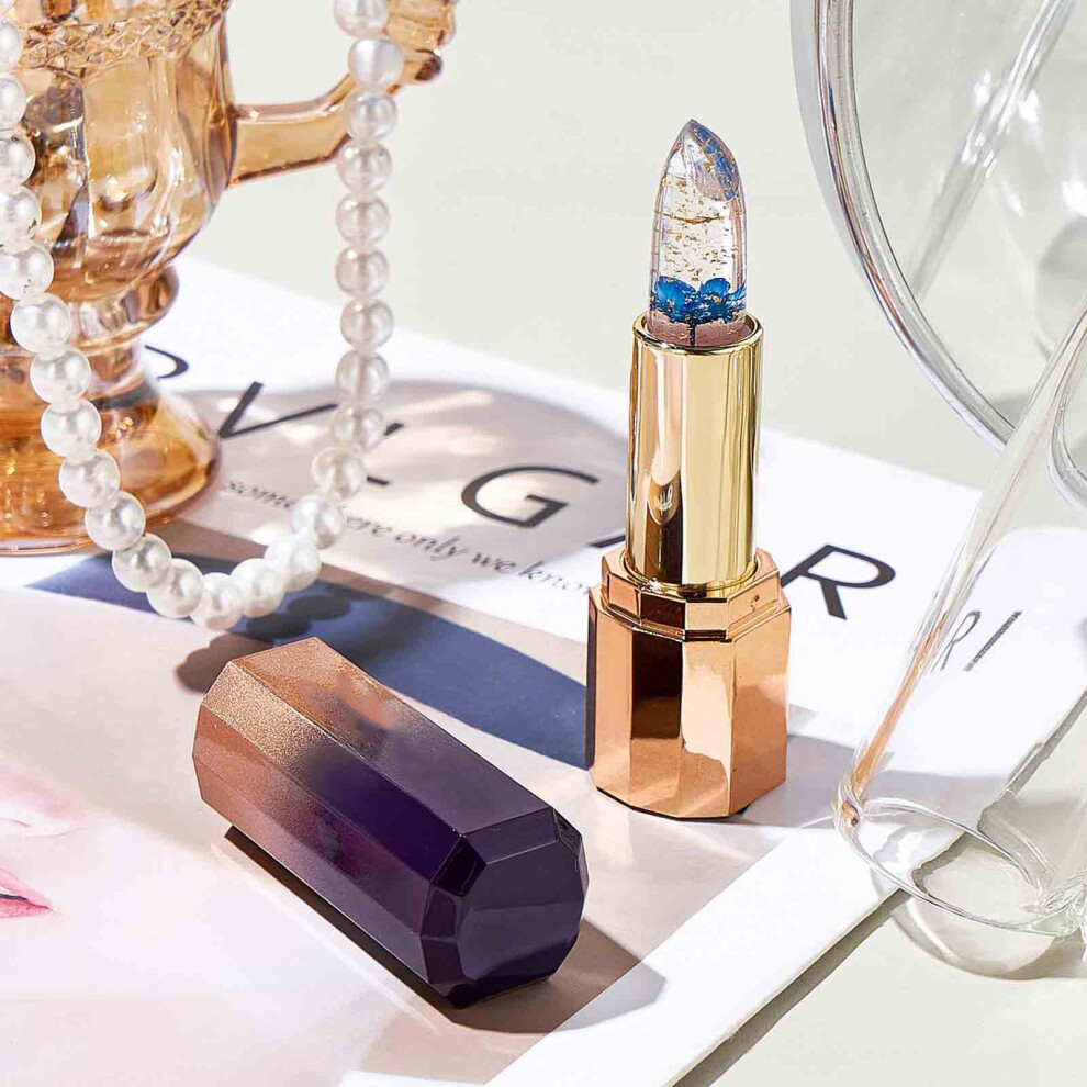 Golden (A) Moisturizing Warm Lip Glaze Crystal Jelly Color Changing Lipstick Lipstick