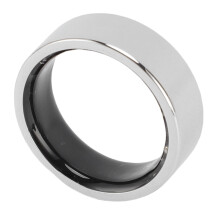 Smart Ring Modell 8, Silber Größe 8, 18mAh IP68 BT5.1