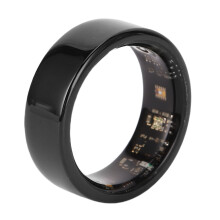 Smart Ring Modell Ti Steel, 18mAh, Größe 8, Schwarz