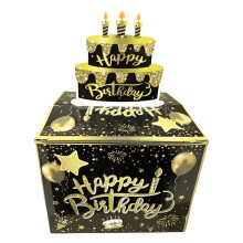 Caja extraíble para la decoración de tartas de cumpleaños