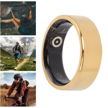 Smart-Ring 18 mAh Gold Größe 11 20,7 mm/0,81 in IP68