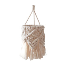 Bohemian pendant lampshade handmade macrame ceiling light